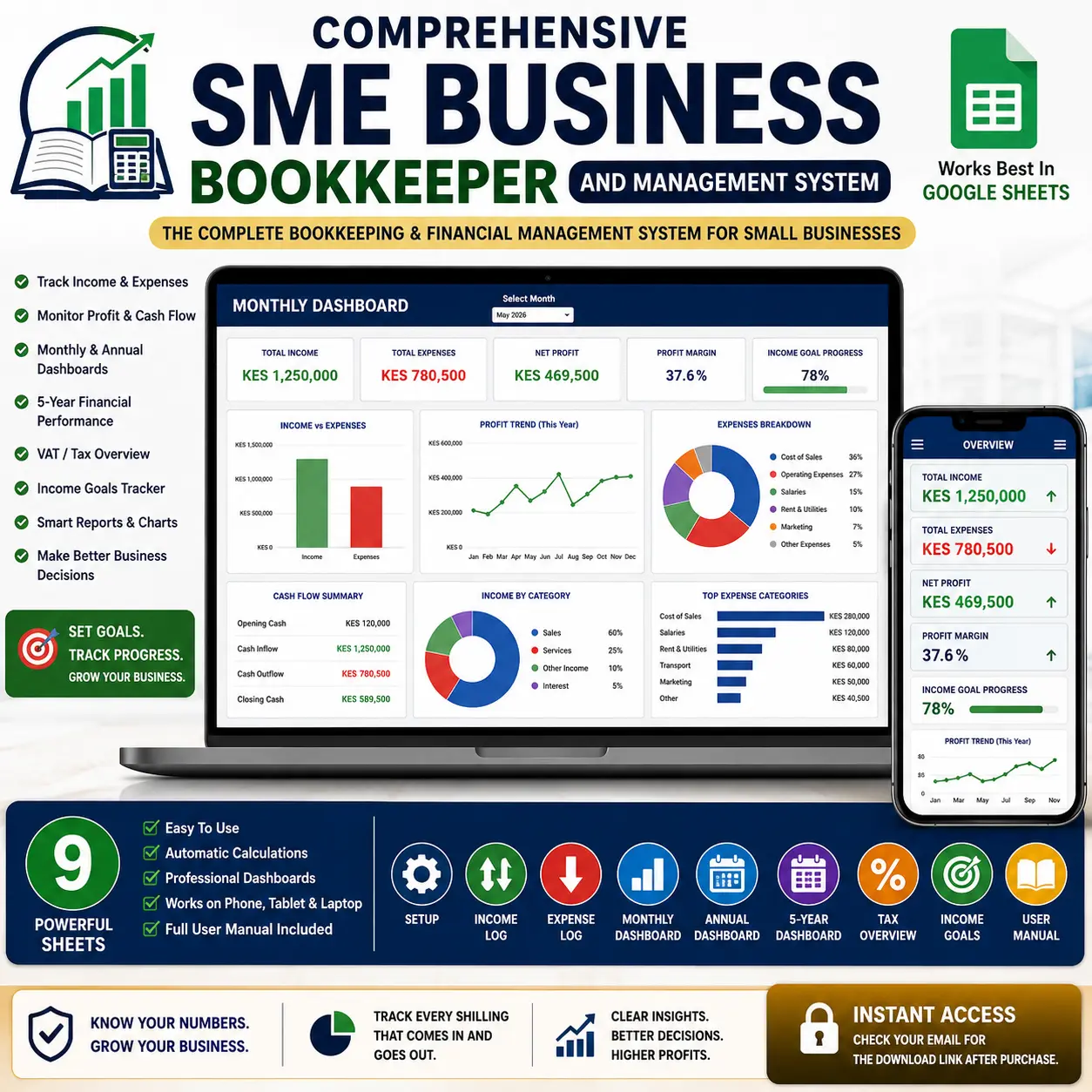 Comprehensive SME Business Bookkeeper and Management System